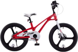 Bicicleta pentru copii Royal Baby Galaxy G1801C 18 inch RosuAlb 5-7 ani, Cadru Magneziu, Frane Disc, Roti Ajutatoare Bicicleta pentru copii Royal Baby Galaxy G1801C 18 inch RosuAlb 5-7 ani, Cadru Magneziu, Frane Disc, Roti Ajutatoare