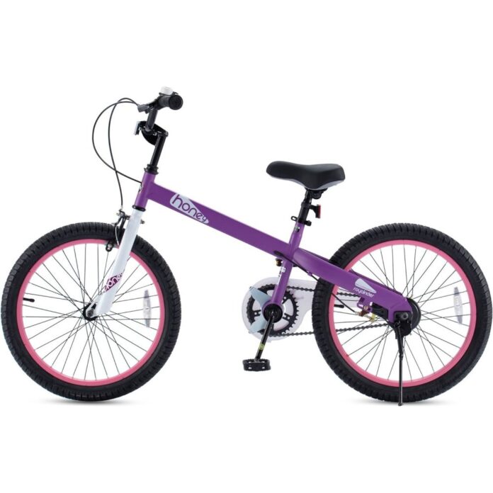 Bicicleta pentru copii Royal Baby Honey Children Mov cu ghidon reglabil, cadru din otel, 18 inch, varsta 5-7 ani , greutate suportata 80 kg Bicicleta pentru copii Royal Baby Honey Children Mov cu ghidon reglabil, cadru din otel, 18 inch, varsta 5-7 ani , greutate suportata 80 kg