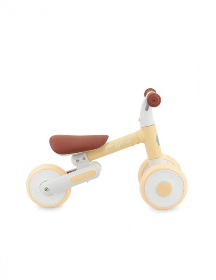Tricicleta pliabila fara pedale Momi Dex graphite, cadru pliabil, scaun reglabil in 2 pozitii, roti din cauciuc Eva, greutate maxim admisa 20 kg, recomandata copiilor de la 1 an