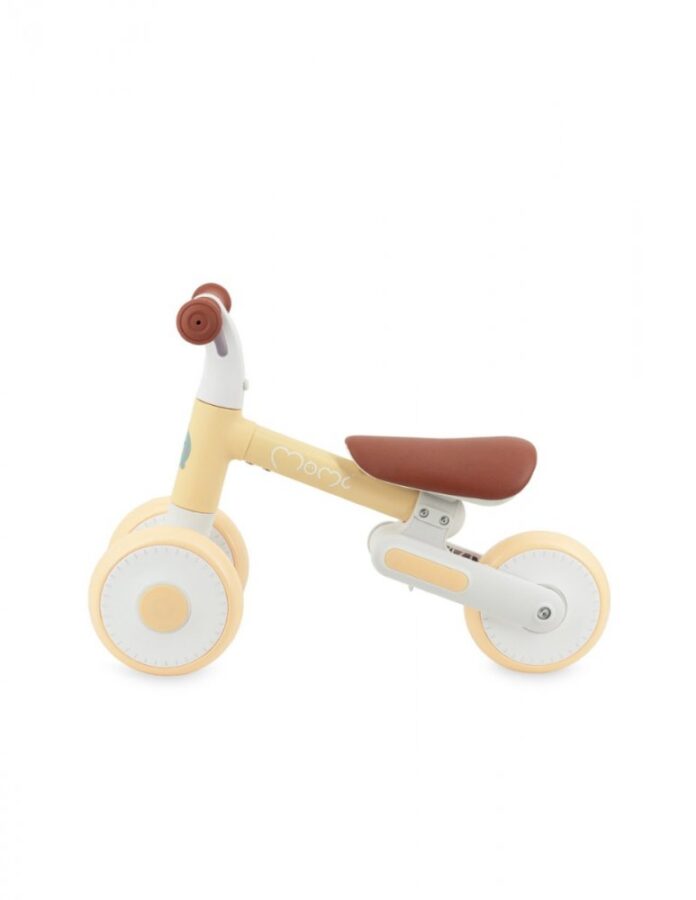 Tricicleta pliabila fara pedale Momi Dex graphite, cadru pliabil, scaun reglabil in 2 pozitii, roti din cauciuc Eva, greutate maxim admisa 20 kg, recomandata copiilor de la 1 an