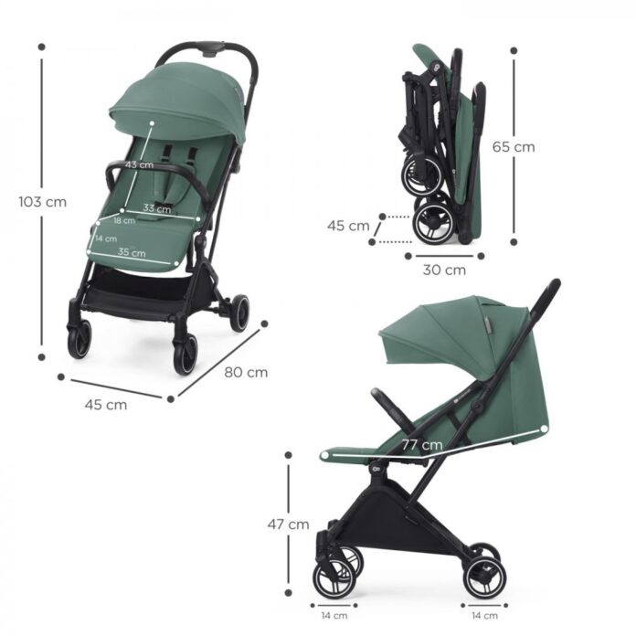Carucior sport Kinderkraft Indy 2 Sea Green Carucior sport Kinderkraft Indy 2 Sea Green