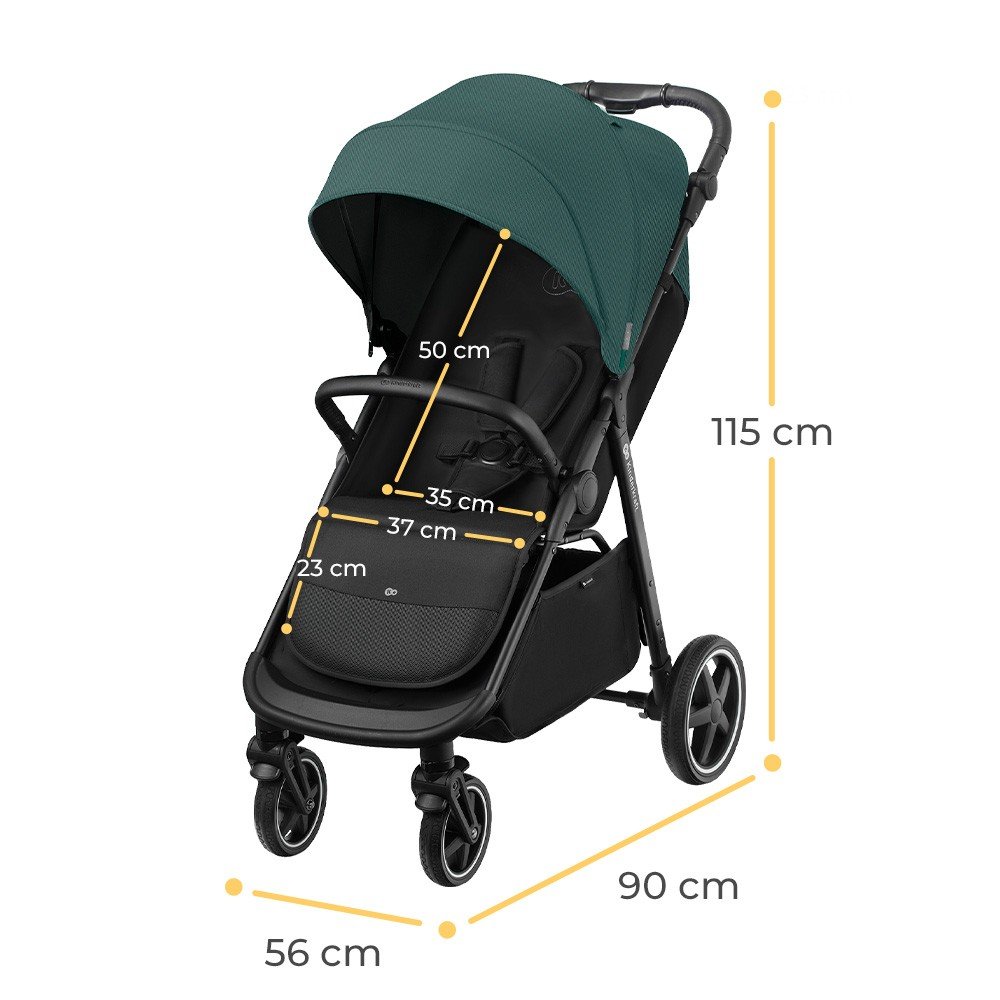 Carucior Sport Kinderkraft Route emerald green Carucior Sport Kinderkraft Route emerald green