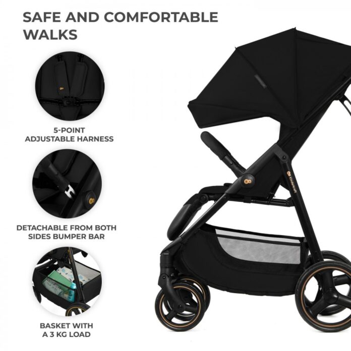 Carucior sport Kinderkraft Trig 3 onyx black