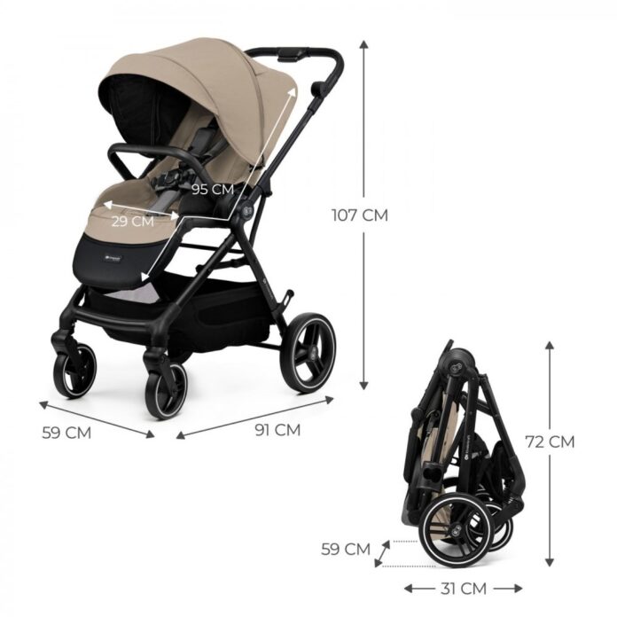 Carucior sport Kinderkraft Yoxi green Carucior sport Kinderkraft Yoxi green