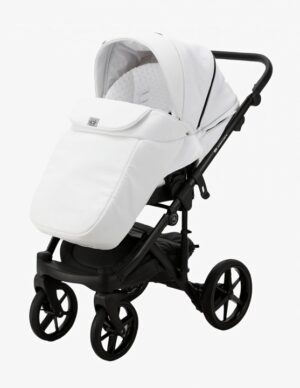 Carucior 3 in 1 Adamex Olivia Full Ecoleather SA1 Pure White cu scaun auto iSize, landou cu suport de cap reglabil pe inaltime, parte sport reglabila pana la orizontala, roti cu suspensii SAS Carucior 3 in 1 Adamex Olivia Full Ecoleather SA1 Pure White cu scaun auto iSize, landou cu suport de cap reglabil pe inaltime, parte sport reglabila pana la orizontala, roti cu suspensii SAS