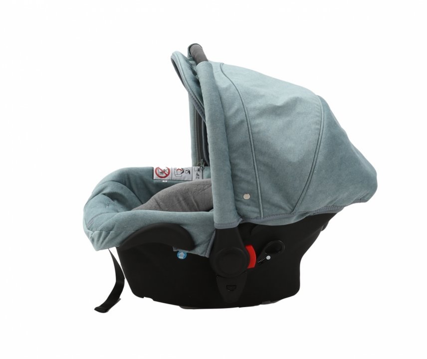 Carucior 3 in 1 Adamex Barletta FL4 Flowers Collection aquamarine cu scaun auto iSize, landou cu suport de cap reglabil pe inaltime, parte sport reglabila pana la orizontala, suspensii Carucior 3 in 1 Adamex Barletta FL4 Flowers Collection aquamarine cu scaun auto iSize, landou cu suport de cap reglabil pe inaltime, parte sport reglabila pana la orizontala, suspensii