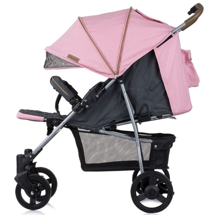Carucior sport Chipolino Mixie blush cu husa picioare Carucior sport Chipolino Mixie blush cu husa picioare