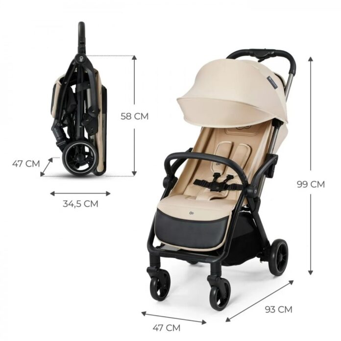 Carucior sport Kinderkraft Apino 0-22 kg dune beige Carucior sport Kinderkraft Apino 0-22 kg dune beige