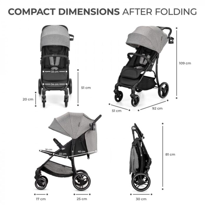 Carucior sport Kinderkraft Trig 2 grey