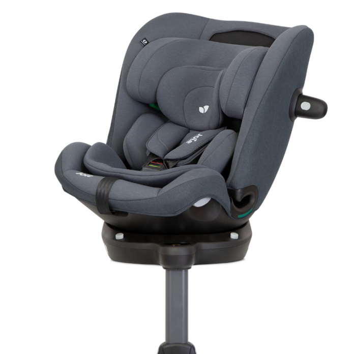 Scaun auto pentru copii Joie i-Pivot Grow Moonlight, 40-135 cm, certificat R129, rotativ, spatar reglabil, tetiera ajustabila, SPS Scaun auto pentru copii Joie i-Pivot Grow Moonlight, 40-135 cm, certificat R129, rotativ, spatar reglabil, tetiera ajustabila, SPS
