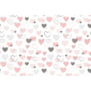 Lenjerie patut Hearts 4 piese multicolor Lenjerie patut Hearts 4 piese multicolor