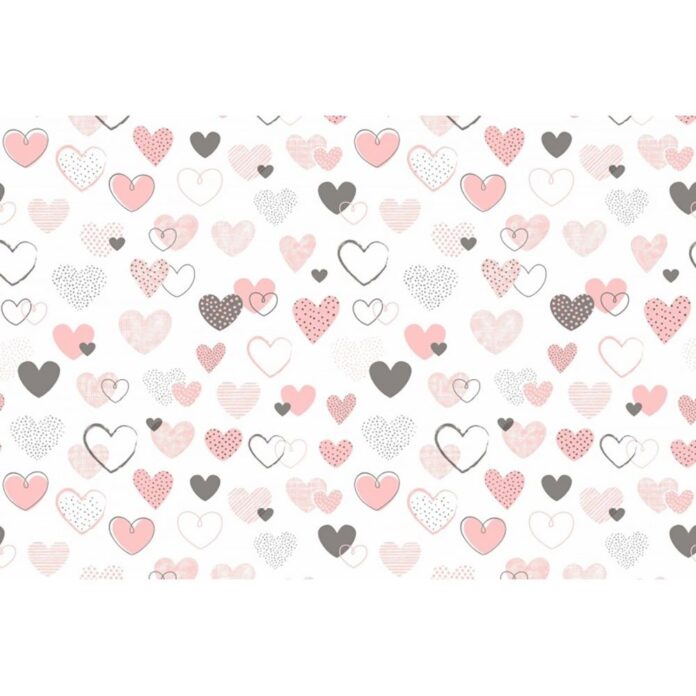 Lenjerie patut Hearts 4 piese multicolor Lenjerie patut Hearts 4 piese multicolor