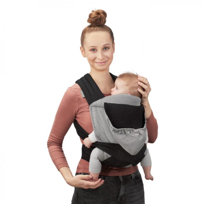 Marsupiu ergonomic Kinderkraft Adoree Mei Tai grey