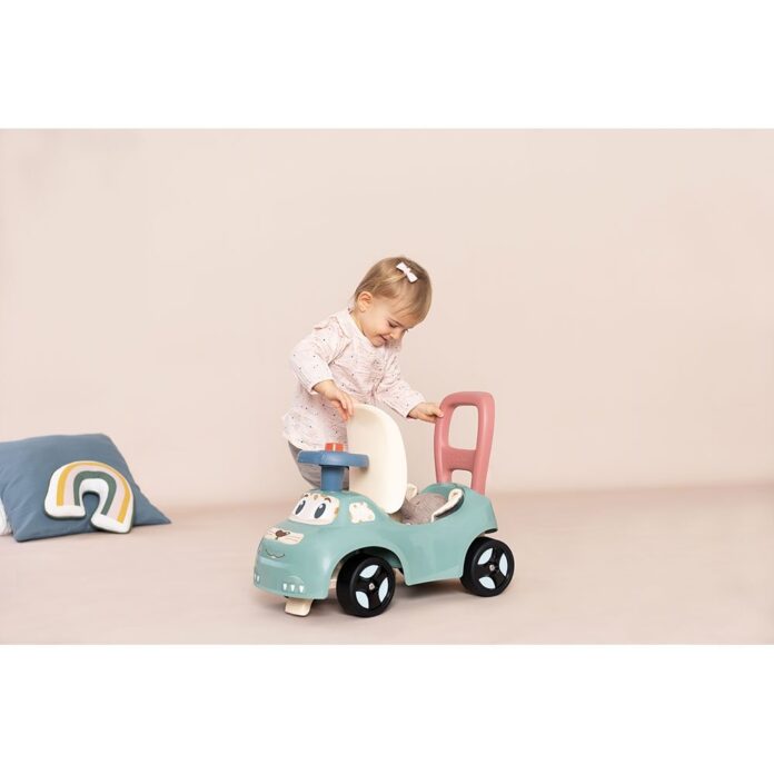 Masinuta pentru copii fara pedale Smoby Auto verde, de la 10 luni, spatar cu posibilitatea de impingere, spatiu de depozitare, scaun ergonomic Masinuta pentru copii fara pedale Smoby Auto verde, de la 10 luni, spatar cu posibilitatea de impingere, spatiu de depozitare, scaun ergonomic