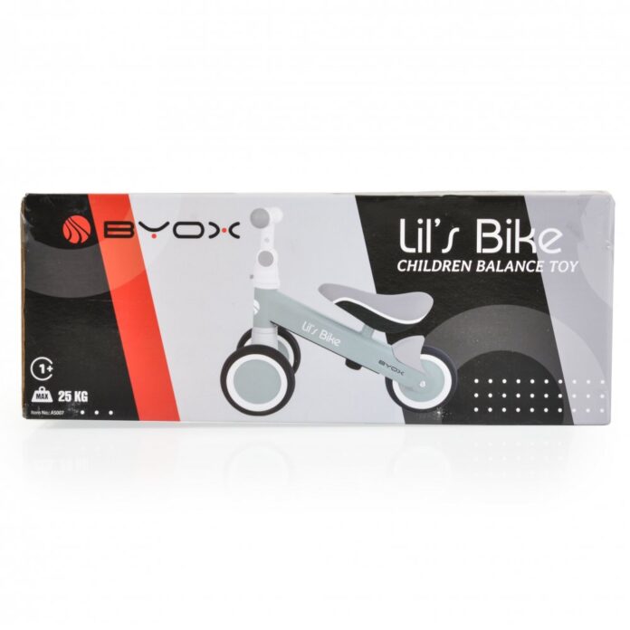 Mini tricicleta de echilibru fara pedale Byox Lils bike Pink, sezut moale si reglabil pe inaltime, interval de viraj limitat, roti late din spuma EVA, potrivita copiilor de la 1 an Mini tricicleta de echilibru fara pedale Byox Lils bike Pink, sezut moale si reglabil pe inaltime, interval de viraj limitat, roti late din spuma EVA, potrivita copiilor de la 1 an