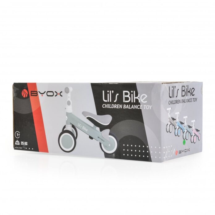 Mini tricicleta de echilibru fara pedale Byox Lils bike Pink, sezut moale si reglabil pe inaltime, interval de viraj limitat, roti late din spuma EVA, potrivita copiilor de la 1 an Mini tricicleta de echilibru fara pedale Byox Lils bike Pink, sezut moale si reglabil pe inaltime, interval de viraj limitat, roti late din spuma EVA, potrivita copiilor de la 1 an