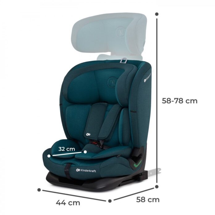 Scaun auto Kinderkraft Oneto3 i-size cu isofix 76-150 cm harbor blue Scaun auto Kinderkraft Oneto3 i-size cu isofix 76-150 cm harbor blue