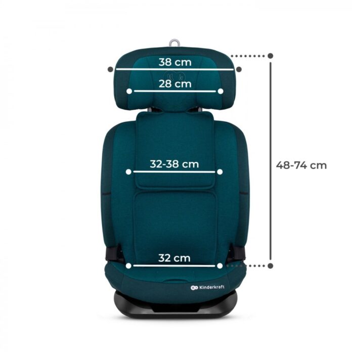 Scaun auto Kinderkraft Oneto3 i-size cu isofix 76-150 cm harbor blue Scaun auto Kinderkraft Oneto3 i-size cu isofix 76-150 cm harbor blue