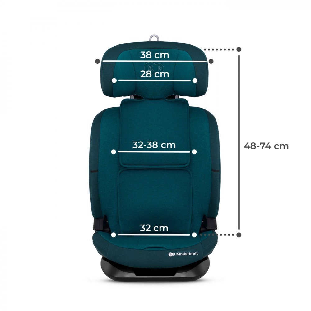 Scaun auto Kinderkraft Oneto3 i-size cu isofix 76-150 cm harbor blue Scaun auto Kinderkraft Oneto3 i-size cu isofix 76-150 cm harbor blue