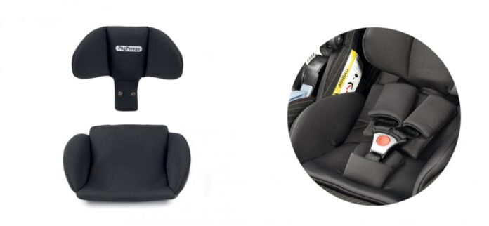 Scaun auto Peg Perego i-Size Primoviaggio Lounge 500 NegruGri 40-87 cm 0-13 kg testat ADAC
