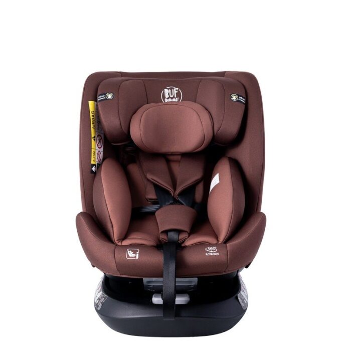 Scaun auto Deluxe Buf Boof i-Size cu isofix rotativ 360 grade 40-150 cm Saphir Coffee Scaun auto Deluxe Buf Boof i-Size cu isofix rotativ 360 grade 40-150 cm Saphir Coffee