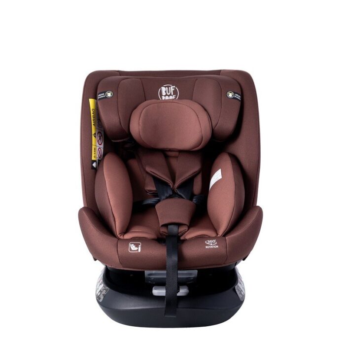 Scaun auto Deluxe Buf Boof i-Size cu isofix rotativ 360 grade 40-150 cm Saphir Coffee Scaun auto Deluxe Buf Boof i-Size cu isofix rotativ 360 grade 40-150 cm Saphir Coffee
