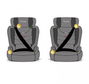 Scaun auto copii cu isofix Nukido I-SIZE 100-150 cm Louis Gri,tetiera reglabila in 12 pozitii,husa detasabila,indicatori instalare centura,protectie la impact lateral si certificare ECE R129 Scaun auto copii cu isofix Nukido I-SIZE 100-150 cm Louis Gri,tetiera reglabila in 12 pozitii,husa detasabila,indicatori instalare centura,protectie la impact lateral si certificare ECE R129