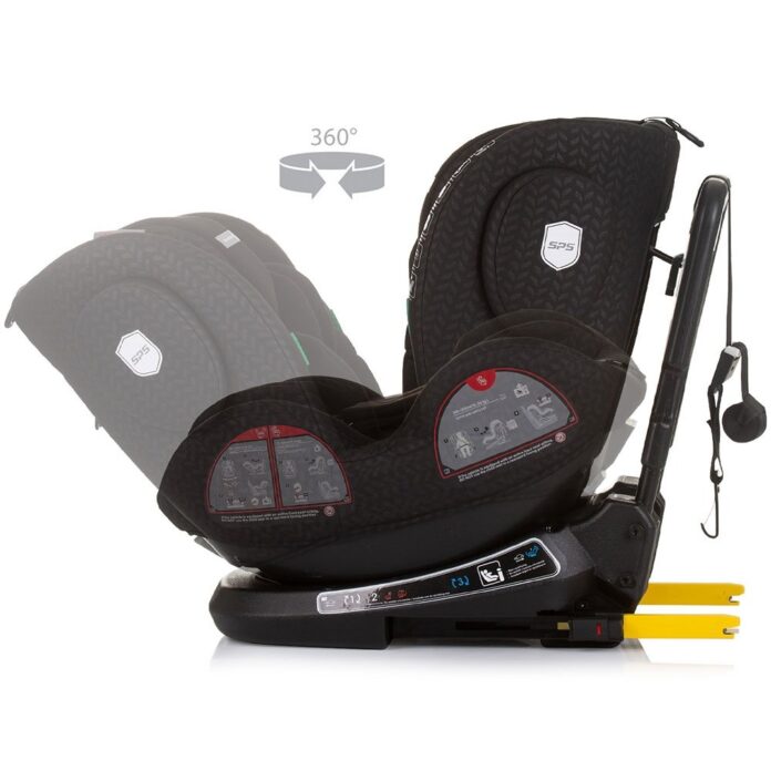 Scaun auto Chipolino Peak I-Size 40-150 cm obsidian cu sistem Isofix Scaun auto Chipolino Peak I-Size 40-150 cm obsidian cu sistem Isofix