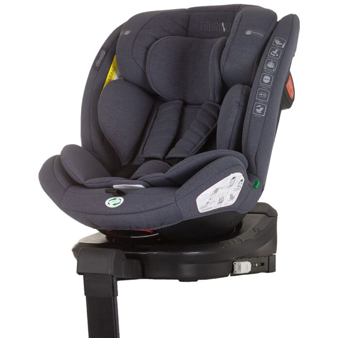 Scaun auto Chipolino Tourino I-Size 40-150 cm granite cu sistem Isofix Scaun auto Chipolino Tourino I-Size 40-150 cm granite cu sistem Isofix
