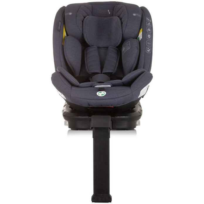 Scaun auto Chipolino Tourino I-Size 40-150 cm granite cu sistem Isofix Scaun auto Chipolino Tourino I-Size 40-150 cm granite cu sistem Isofix