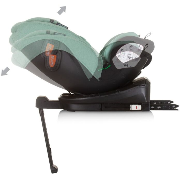 Scaun auto Chipolino Tourino I-Size 40-150 cm pastel green cu sistem Isofix Scaun auto Chipolino Tourino I-Size 40-150 cm pastel green cu sistem Isofix