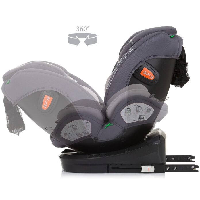Scaun auto Chipolino Volare I-Size 40-150 cm granite cu sistem Isofix Scaun auto Chipolino Volare I-Size 40-150 cm granite cu sistem Isofix