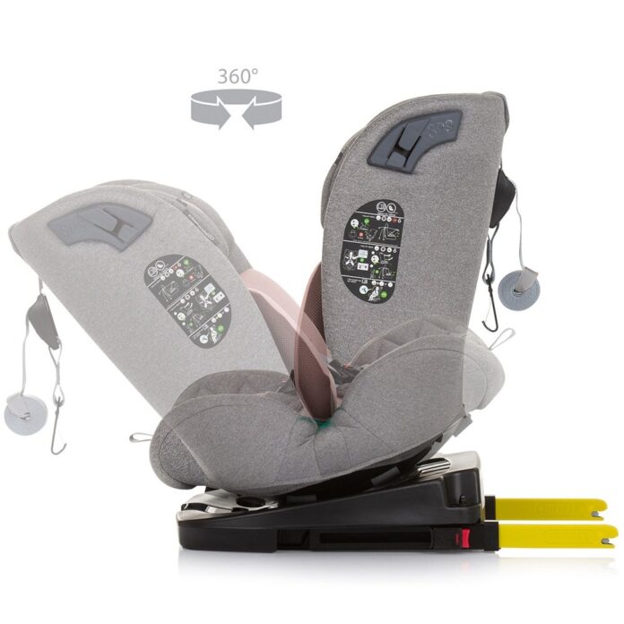 Scaun auto Chipolino X Factor I-Size 40-150 cm flamingo cu sistem Isofix Scaun auto Chipolino X Factor I-Size 40-150 cm flamingo cu sistem Isofix