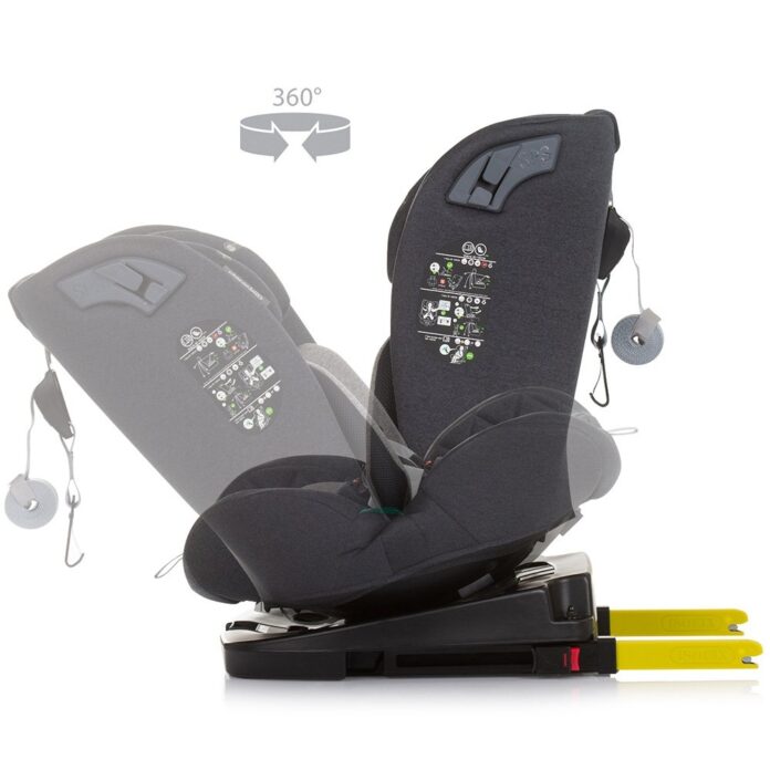 Scaun auto Chipolino X Factor I-Size 40-150 cm granite cu sistem Isofix Scaun auto Chipolino X Factor I-Size 40-150 cm granite cu sistem Isofix