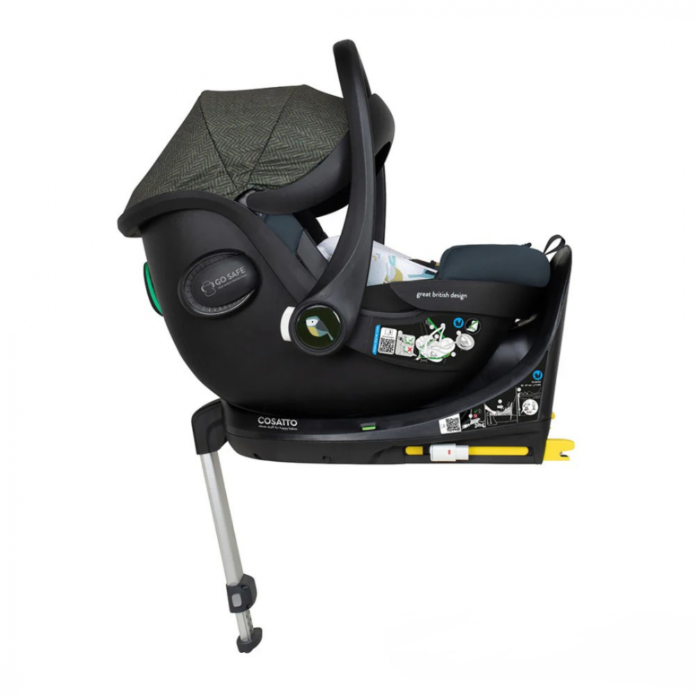 Scaun auto Cosatto Acorn 2 Bureau I-Size, Certificare ADAC, Insertii moi, Husa detasabila, Copertina reglabila