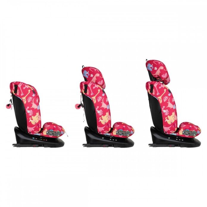 Scaun auto Cosatto Get Set Gro Dino Delite I-Size Rotativ 360, Certificare ADAC, Spatar si Tetiera reglabile, Husa detasabila, Isofix, TopTether, 40-150 cm