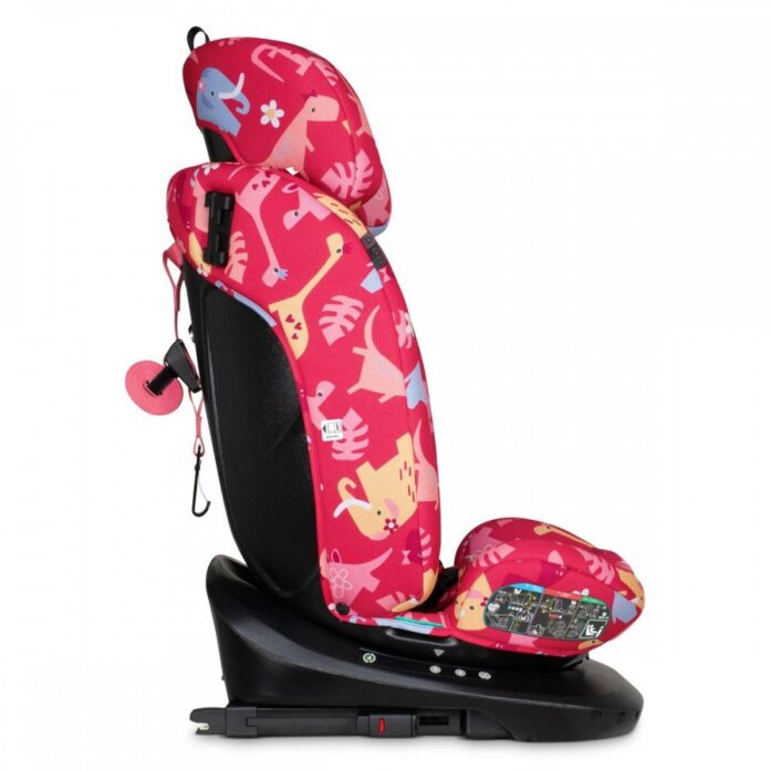 Scaun auto Cosatto Get Set Gro Dino Delite I-Size Rotativ 360, Certificare ADAC, Spatar si Tetiera reglabile, Husa detasabila, Isofix, TopTether, 40-150 cm