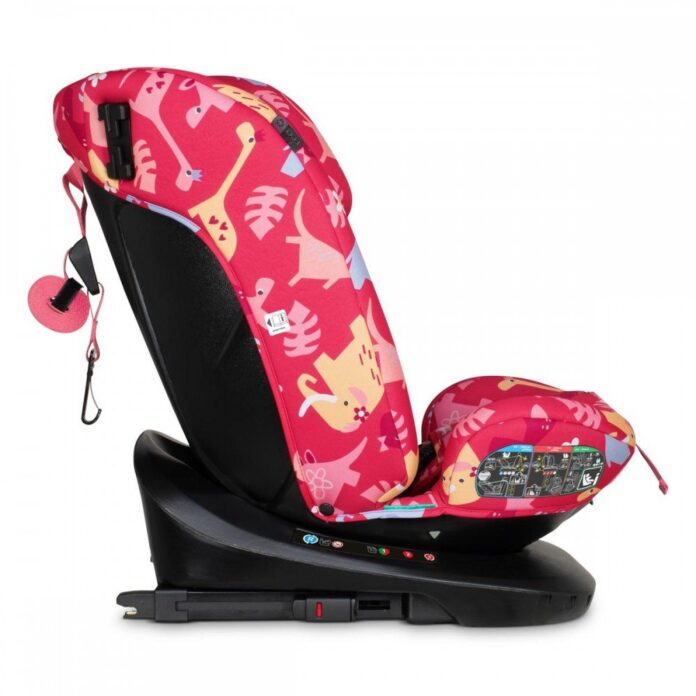 Scaun auto Cosatto Get Set Gro Dino Delite I-Size Rotativ 360, Certificare ADAC, Spatar si Tetiera reglabile, Husa detasabila, Isofix, TopTether, 40-150 cm