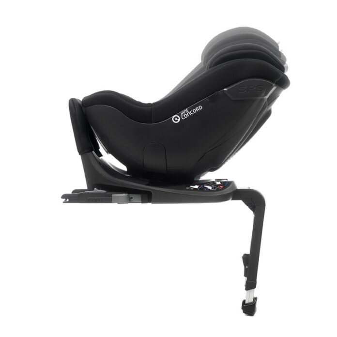 Scaun auto Jane Iflow I-Size rotire 360 grade 40-105 cm cu isofix si picior stabilizator Matt Gray