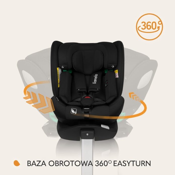 Scaun auto Lionelo Braam Air i-Size 0-36 kg 40-150 cm cu isofix gri Scaun auto Lionelo Braam Air i-Size 0-36 kg 40-150 cm cu isofix gri