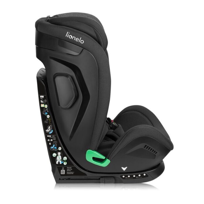Scaun auto Lionelo Harper i-Size cu isofix 76-150 cm gri