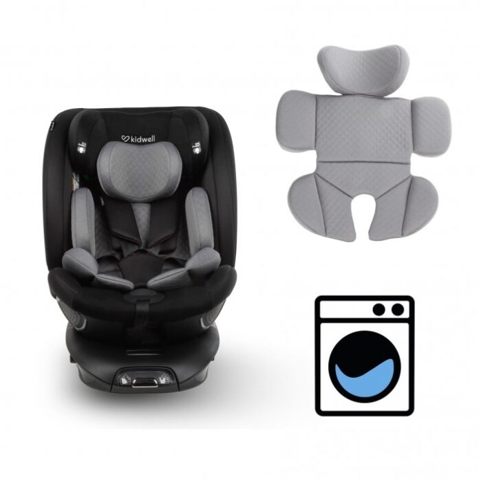 Scaun auto Kidwell GoCar Negru-Gri cu isofix, grupa 40-135 cm, i-Size, omologare R129, rotativ 360, protectie laterala ASP Scaun auto Kidwell GoCar Negru-Gri cu isofix, grupa 40-135 cm, i-Size, omologare R129, rotativ 360, protectie laterala ASP