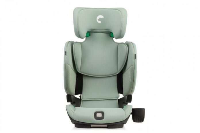 Scaun auto compact Kidnort cu SPS, isofix, Tetiera si spatar reglabile, prevazut cu cotiere, I-Size 100-150cm R-129 Natt Blue