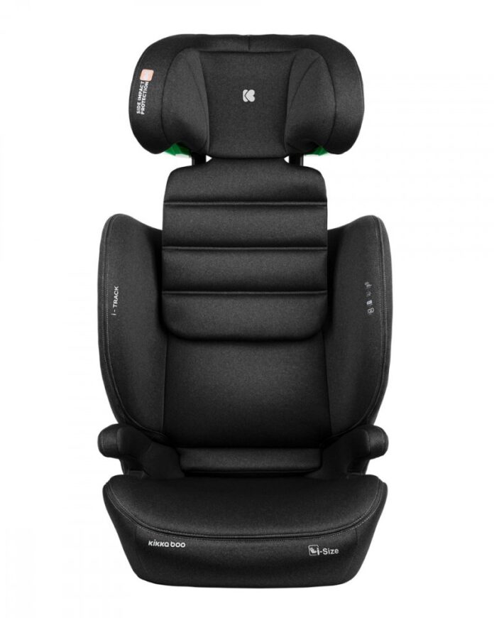 Scaun auto cu isofix KikkaBoo 100-150 cm i-Track i-SIZE Light Grey