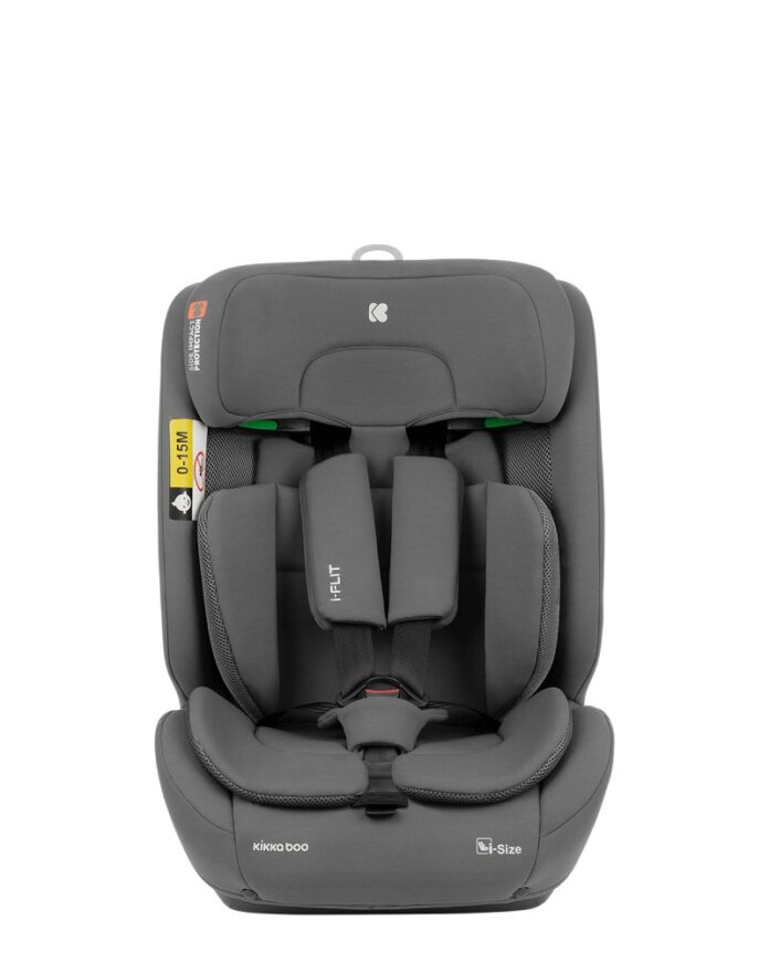 Scaun auto cu isofix KikkaBoo 76-150 cm i-Flit i-SIZE Dark Grey,conectori isofix telescopici,tetiera reglabila in 12 pozitii,perna reductor,ghidaj multi centura,SPS-sistem de protectie laterala,top tether,spatar reglabil Scaun auto cu isofix KikkaBoo 76-150 cm i-Flit i-SIZE Dark Grey,conectori isofix telescopici,tetiera reglabila in 12 pozitii,perna reductor,ghidaj multi centura,SPS-sistem de protectie laterala,top tether,spatar reglabil