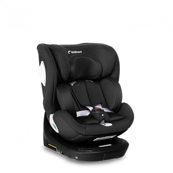 Scaun auto pentru copii, Kidnort, cu baza isofix, picior stabilizator, rotativ 360, i-Size R129, tetiera cu spuma de memorie, 40-150 cm, parasolar reglabil, Orn Grey Scaun auto pentru copii, Kidnort, cu baza isofix, picior stabilizator, rotativ 360, i-Size R129, tetiera cu spuma de memorie, 40-150 cm, parasolar reglabil, Orn Grey