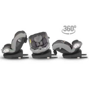 Scaun auto cu Isofix Coccolle Nyota Moonlit Grey 40-150 cm, i-Size, 4 pozitii inclinare, Rotire 360 cu o singura mana, Tetiera reglabila, Husa detasabila, Sistem antibasculare Top Tether, Pozitie somn, 0-12 ani Scaun auto cu Isofix Coccolle Nyota Moonlit Grey 40-150 cm, i-Size, 4 pozitii inclinare, Rotire 360 cu o singura mana, Tetiera reglabila, Husa detasabila, Sistem antibasculare Top Tether, Pozitie somn, 0-12 ani