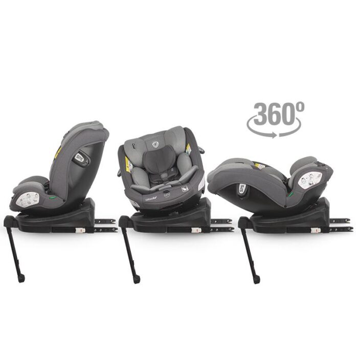 Scaun auto rotativ cu Isofix Coccolle Sidra iSize Premium Line Diamond black 40-150 cm,0-12 ani,4 pozitii de inclinare,Tetiera reglabila,Pozitie somn,Husa detasabila,Sistem antibasculare,Picior de fixare,Omologat R129 Scaun auto rotativ cu Isofix Coccolle Sidra iSize Premium Line Diamond black 40-150 cm,0-12 ani,4 pozitii de inclinare,Tetiera reglabila,Pozitie somn,Husa detasabila,Sistem antibasculare,Picior de fixare,Omologat R129