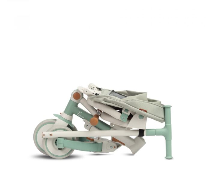 Tricicleta pentru copii Toyz Faro Verde multifunctionala,ultrapliabila,spatar reglabil,scaun moale rotativ,maner parinte detasabil si reglabil in 4 pozitii,centuri de siguranta,roti EVA,pedale detasabile,gentuta inclusa Tricicleta pentru copii Toyz Faro Verde multifunctionala,ultrapliabila,spatar reglabil,scaun moale rotativ,maner parinte detasabil si reglabil in 4 pozitii,centuri de siguranta,roti EVA,pedale detasabile,gentuta inclusa