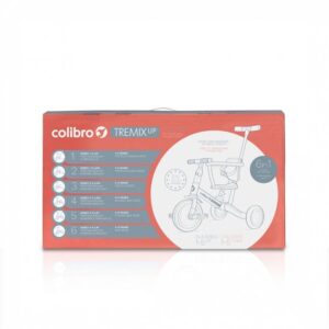Tricicleta pentru copii Colibro Tremix Up Banana Ride On 5 in 1 transformabila, cu maner, scaun reglabil pe inaltime, maner detasabil Tricicleta pentru copii Colibro Tremix Up Banana Ride On 5 in 1 transformabila, cu maner, scaun reglabil pe inaltime, maner detasabil